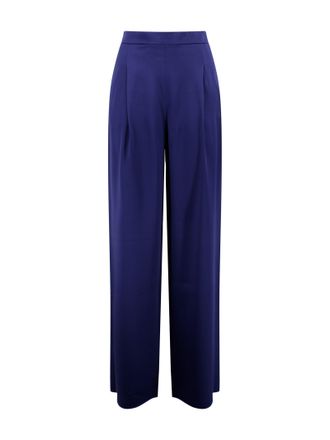 Max Mara Fluid Pants In Envers Satin Max Mara Studio