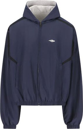 Balenciaga Giacca reversibile con cappuccio - Blu