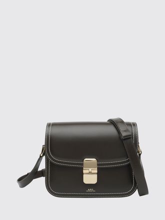 A.P.C. A. P.C. Mini borsa a tracolla Grace in pelle bovina liscia con fibbia