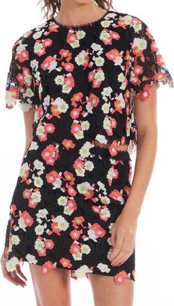 Allison New York Wren Top In Black Multi