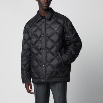 Prada Black quilted Re-Nylon jacket