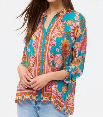 Johnny Was The Audrey Button Up Shirt In Dark Endora