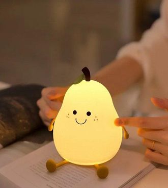 OEM L&aacute;mpara De Noche Infantil Con Forma De Pera, Luz Nocturna Para Beb&eacute;, Guarder&iacute;a, Led, Rgb, Carga Usb, C, Baby Shower, Luz Nocturna Recargable