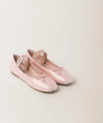 Miu Miu Satin ballerinas