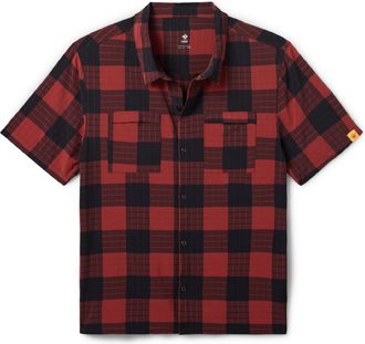 Rabbit Mens High Country Relaxed Shirt Red XXL