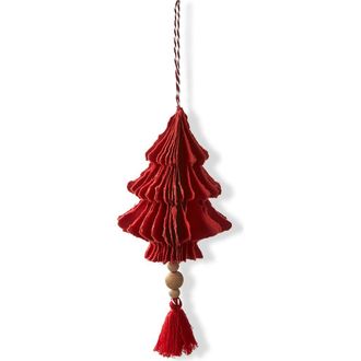 Tag Red Paper Tree Honeycomb Ornament Christmas Decoration at Nordstrom