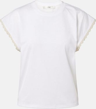 Frame Denim The Crochet cotton jersey T-shirt
