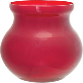 Melrose International Red Glass Vase (Set of 2) - Red