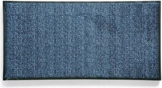 No Brand Zerbino tappeto rettangolare in poliestere grigio con fondo in pvc Asciugapasso - 120x180 cm