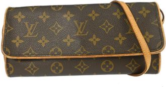 Louis Vuitton Twin Monogram Canvas Brown Canvas Handbag (Pre-Owned)