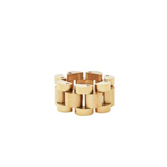 AMBUSH Rings, unisex, Yellow, Size: M Rollie Chain Ring