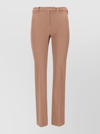 Max Mara straight leg trousers belt loops pockets