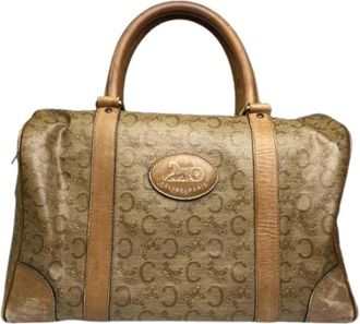 Celine Pre-owned Vintage Leren Handtas - Dames - Vintage Handtas - Bruin - ONE Size - Leer - Vintage