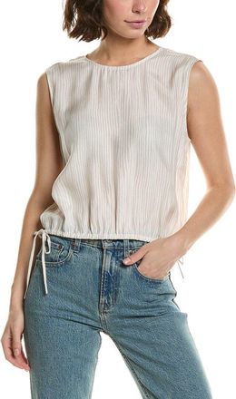 ATM Anthony Thomas Melillo Atm Anthony Thomas Melillo Silk Cropped Top