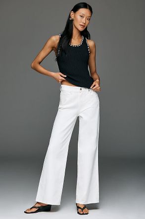 Paige Anessa 31 High-Rise Wide-Leg Jeans