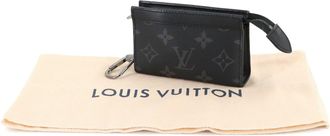 Louis Vuitton Monogram Eclipse Monogram Eclipse Coin Purse/Coin Case (Pre-Owned)