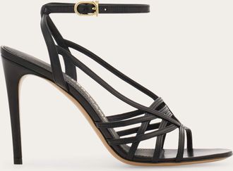 Ferragamo Women Strappy sandal Black Size 10.5