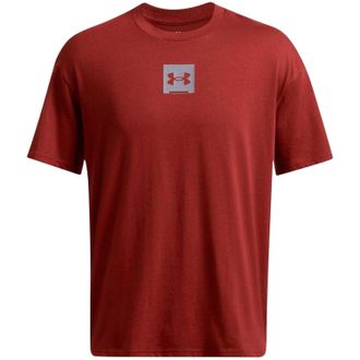 Under Armour Heren Box Logo T-shirt (Oranje)