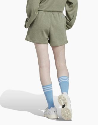 adidas Originals Adidas Originals Womens Moomin Sweat Shorts - Green - Size: 12
