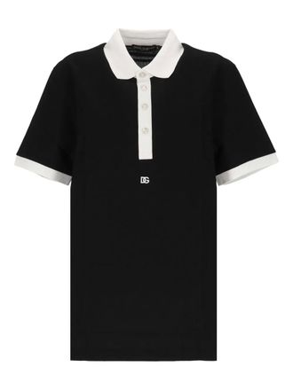 Dolce & Gabbana Katoenen poloshirt - Zwart