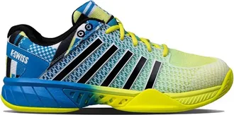 K-Swiss Mens Express Light Pickleball Shoes In Brilliant Blue/optic Yellow