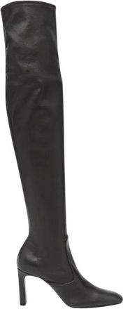 Toteme Nappa Over-the-Knee Laarzen - Dames - Over de knie laarzen - Bruin - 36 EU - Leer - Schoenen