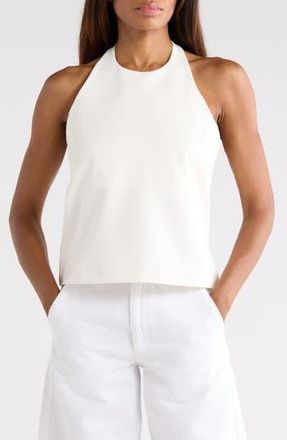Rag & Bone Iris Ponte Halter Top in Chalk at Nordstrom Rack, Size Xx-Small