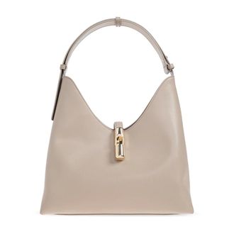 Furla Shoulder Bags, female, Gray, Size: ONE SIZE Goccia Shoulder Bag