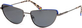 Polaroid Womens PLD-6129-S-KJ1 PLD 6129 57 S KJ1 Sunglasses - Grey - One Size