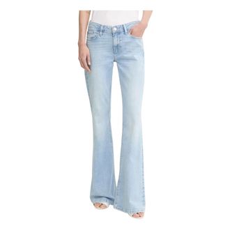 Guess Jeans, Dames, Blauw, W30 L34, Katoen, Flared Jeans