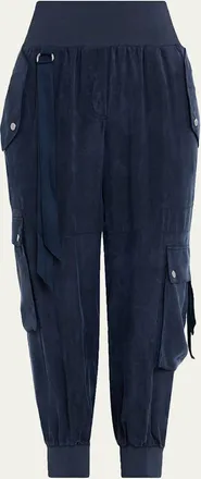 Cinq &agrave; Sept Harmony Washed Twill Parachute Pants