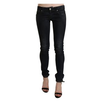 Acht Skinny Jeans, female, Black, Size: W26 Low Waist Skinny Denim Jeans