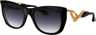 Dita Eyewear Icelus Zonnebril - Dames - Zonnebrillen - Zwart - 55 MM - Accessoires