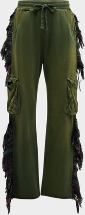 Alchemist Men & apos;s Know U Riders Fringe Jogger Pants