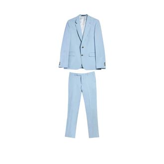 Paul Smith Single Breasted Suits, male, Blue, Size: 2XL Completo Soho Lino