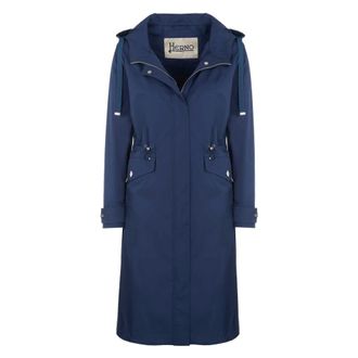 Herno Lange Jas - Dames - Mantels - Blauw - Maat: 3XS