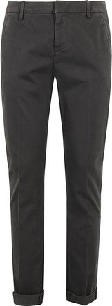 Dondup Gabardine Gaubert Broek - Heren - Chinos - Grijs - W31 - Katoen - Broeken