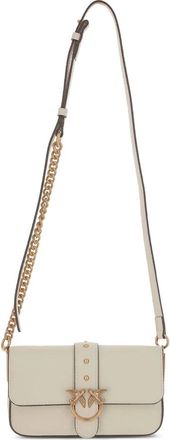 Pinko Love Birds Leather Flap Bag