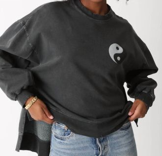 Electric & Rose Apollo Sweatshirt In Onyx