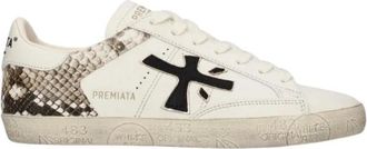 Premiata Stevend 8497 - Dames - Sneakers - Wit - 38 EU - Leer - Schoenen