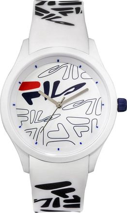 Fila Herenhorloge Filastyle 40 mm Band Siliconen 38-129 - unisex - Horloges - Wit - ONE Size - Accessoires