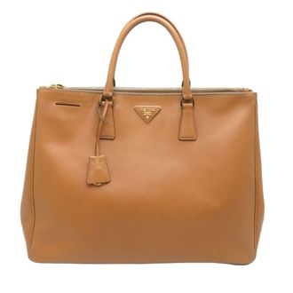 Prada Brown Camel Leather Tote Bag (Pre-Owned)