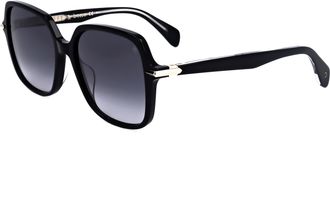 Rag & Bone Rag & Bone Womens 55 mm Black Sunglasses