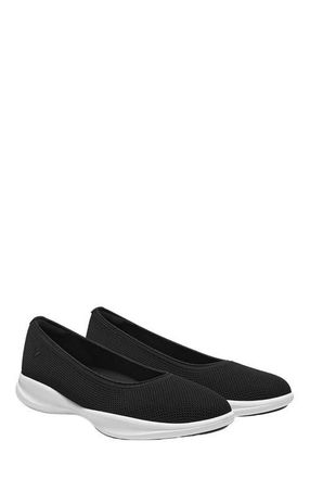 Vivaia Water-Repellent Round-Toe All-Day Sneaker Flats in Black at Nordstrom, Size 6.5