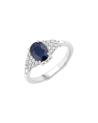 Diana M. Jewels 14K 1.73 Ct. Tw. Diamond & Blue Sapphire Ring