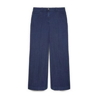 Fiorella Rubino Jeans Wide Leg lavado azul marino - Jeans - Mujer - Azul - L
