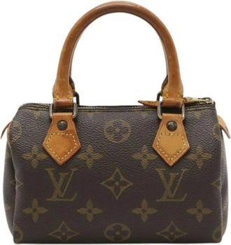 Louis Vuitton Pre-owned Mini Bags, female, Brown, Size: ONE SIZE Pre-owned Monogram Canvas Mini Bag