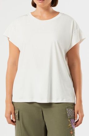 Marina Rinaldi Mrs Giusto T-Shirt in Ivory at Nordstrom, Size Xx-Large