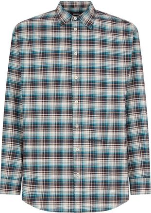 Dsquared2 plaid-check pattern cotton shirt - men - Cotton/Polyester - 46 - Black