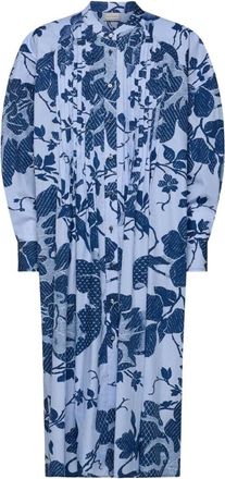 Pierre-Louis Mascia Lange mouwen overhemdjurk - Dames - Shirt Kleedjes - Blauw - XS - Kleedjes